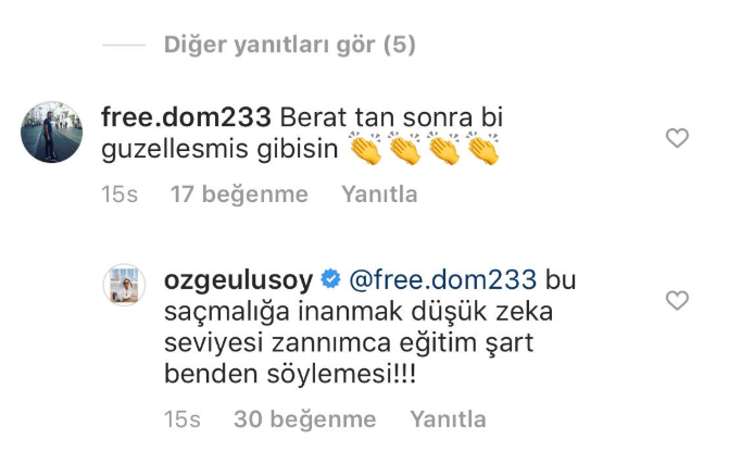 Özge Ulusoy, Berat Albayrak ile aşk yaşadığı iddiasına ilişkin konuştu - Resim : 2