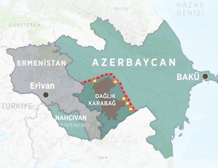 Azerbaycan - Ermenistan savaşında son durum - Resim : 1