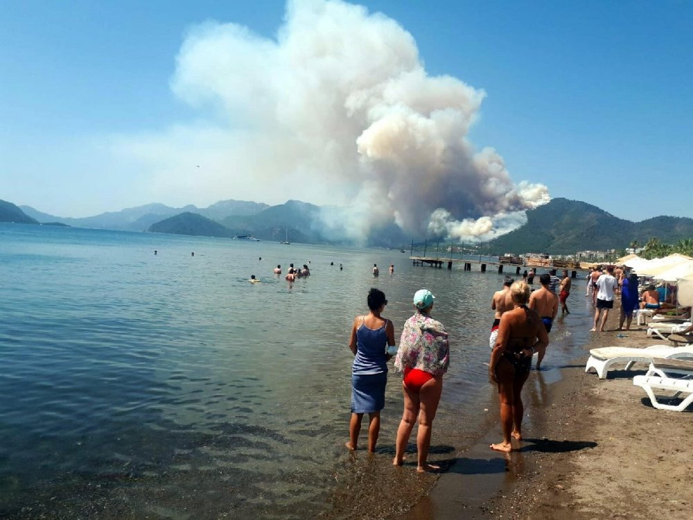 Marmaris'teki orman yangınında bir şehit... - Resim : 1