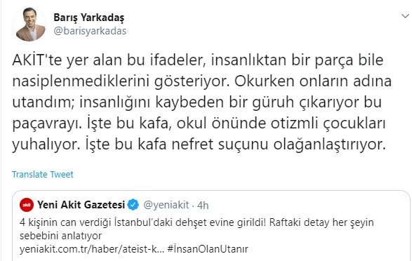 Fatih'te 4 kardeşin toplu intiharına AKİT'ten skandal sözler - Resim : 4