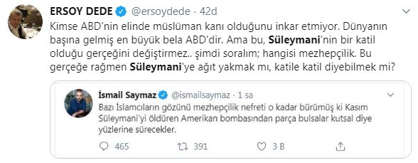 ABD, Kasım Süleymani'yi öldürdü AKP'li isimlerden dikkat çeken mesajlar geldi - Resim : 3