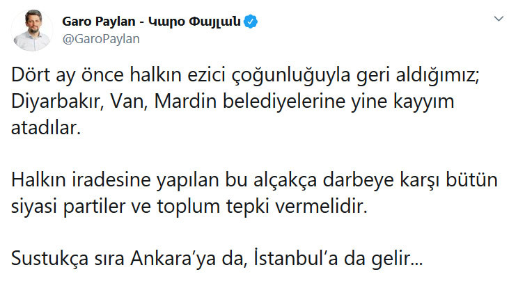 3 Büyükşehir'e valiler kayyum atandı - Resim : 4