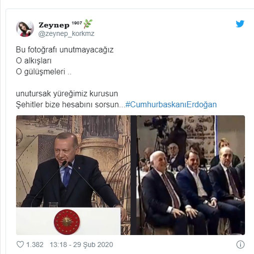 Erdoğan'ın İdlib ve şehitler açıklamasını yaptığı konuşmadaki 'kahkahalar' tepki çekti - Resim : 4