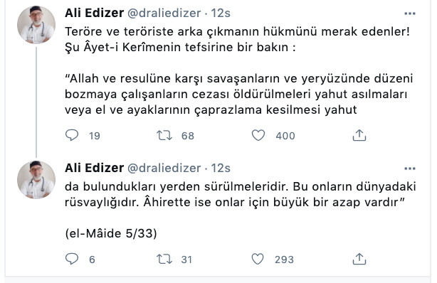 Menzilci doktor Ali Edizer'den Demirtaş ve Gergerlioğlu paylaşımı - Resim : 4