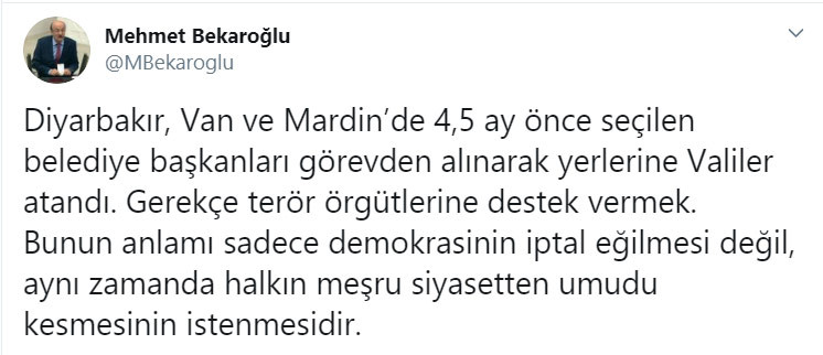 3 Büyükşehir'e valiler kayyum atandı - Resim : 5