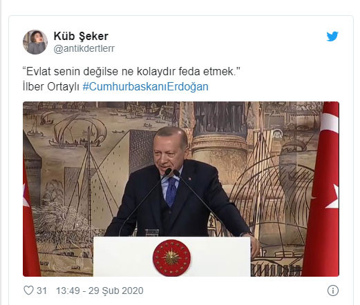 Erdoğan'ın İdlib ve şehitler açıklamasını yaptığı konuşmadaki 'kahkahalar' tepki çekti - Resim : 8