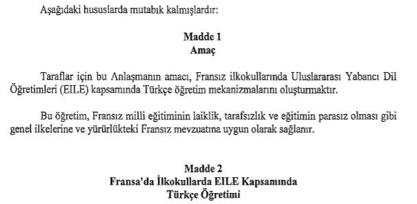 Türkiye'den Fransa'ya 'laiklik' sözü - Resim : 1