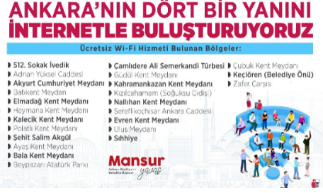 Mansur Yavaş'tan müjde: 10 milyon metrekareye ücretsiz internet - Resim : 1