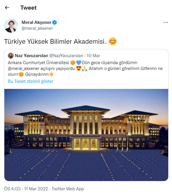 Genç kadın rüyasını anlattı, Meral Akşener iktidara geldiğinde Saray'a ne yapacağını açıkladı - Resim : 2