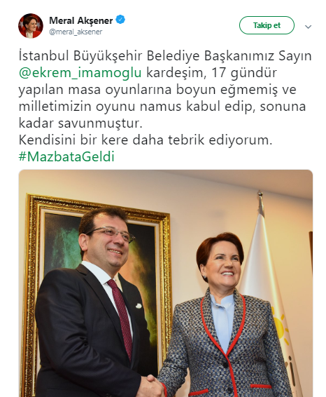 Meral Akşener'den Ekrem İmamoğlu mesajı - Resim : 1