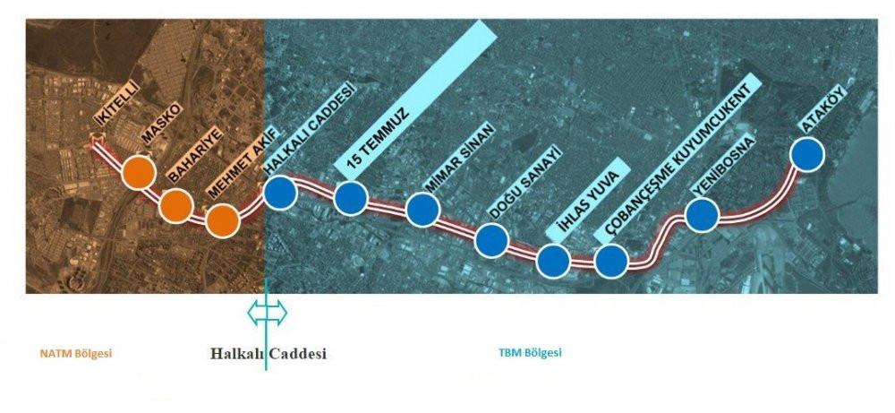 İBB Başkanı İmamoğlu, İkitelli-Ataköy metro hattı kazı tamamlama törenine katıldı - Resim : 2