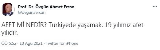 Prof. Dr. Övgün Ahmet Ercan: 'Afet mi nedir?', Türkiye'de yaşamak... - Resim : 1