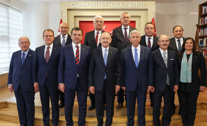 CHP'li büyükşehir belediye başkanları, Kemal Kılıçdaroğlu ile görüştü - Resim : 1