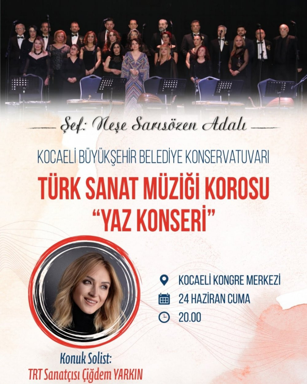 Kocaeli Büyükşehir Belediyesi Türk Sanat Müziği Korosu sezon finali için sahne alacak - Resim : 1