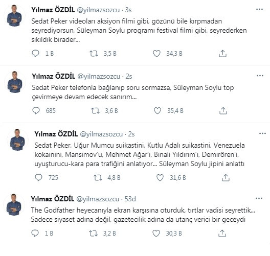 Yılmaz Özdil, Habertürk'ün Süleyman Soylu yayınını değerlendirdi - Resim : 1