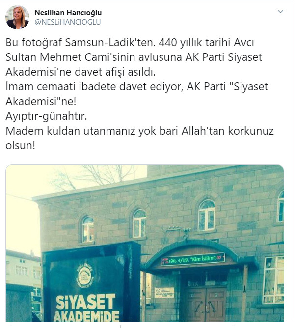 AKP'den camiye reklam afişi - Resim : 2