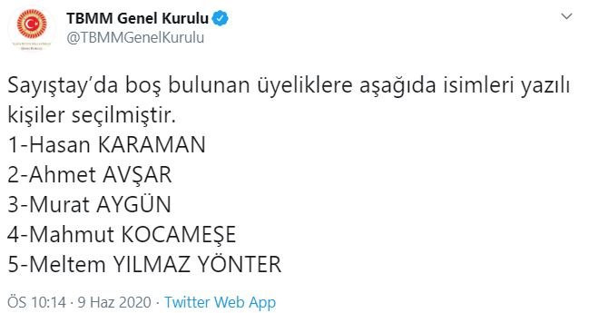 Bahçeli'nin yardımcısının eşi Sayıştay'a atandı - Resim : 1