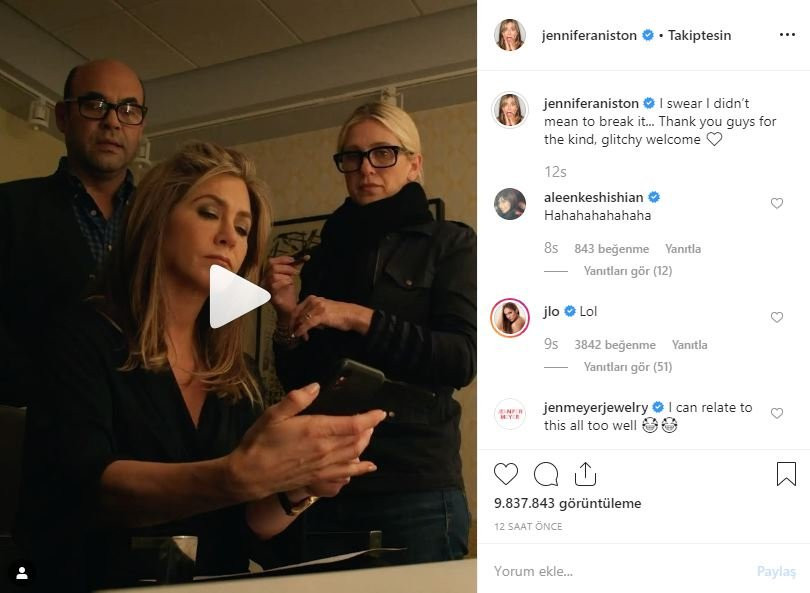 Jennifer Aniston Instagram’ı çökertti, tarihe geçti - Resim : 2