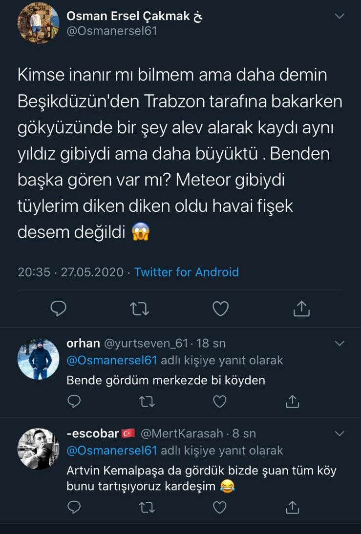 Trabzon'a gök taşı mı düştü? 'Gizemli' görüntüler... - Resim : 4