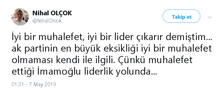 15 Temmuz şehidinin eşi Nihal Olçok: İmamoğlu, liderlik yolunda - Resim : 1