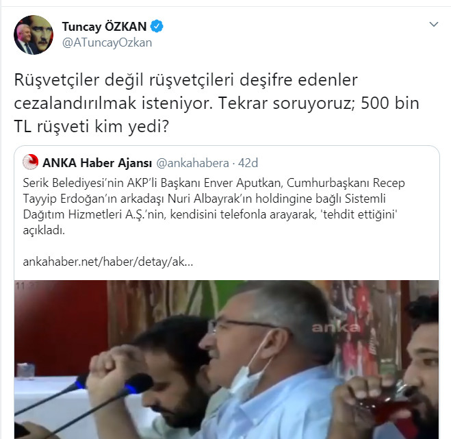 Rüşvet iddiaları ile çalkalanan belediyeye Erdoğan'ın arkadaşı haciz gönderdi - Resim : 1