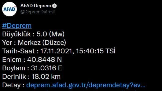 Düzce'de korkutan deprem... İstanbul dahil birçok ilden hissedildi - Resim : 1