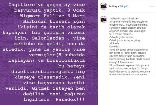 Fazıl Say’ın vize isyanı - Resim : 1