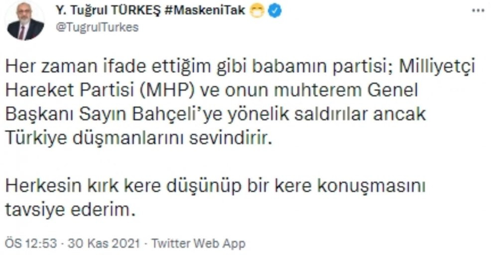 Türkeş ailesinde 'Bahçeli' çatlağı - Resim : 1