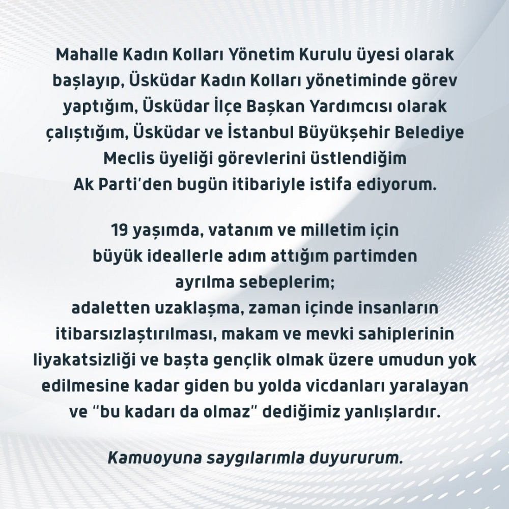 AKP'de istifa depremi... Üst düzey isim partisini bombalayarak gerekçelerini sıraladı - Resim : 1