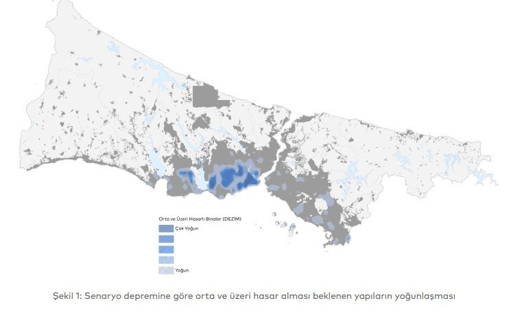 İstanbul için ilçe ilçe deprem raporu - Resim : 1