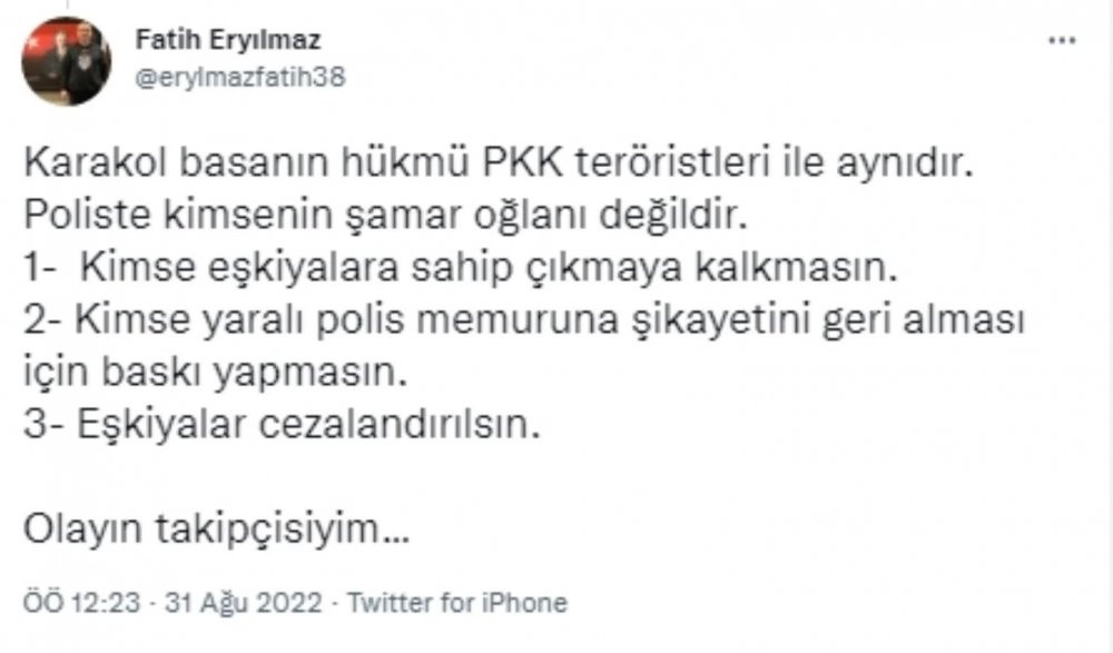 AKP Gençlik Kolları Başkanı ve bir grup karakol bastı - Resim : 2