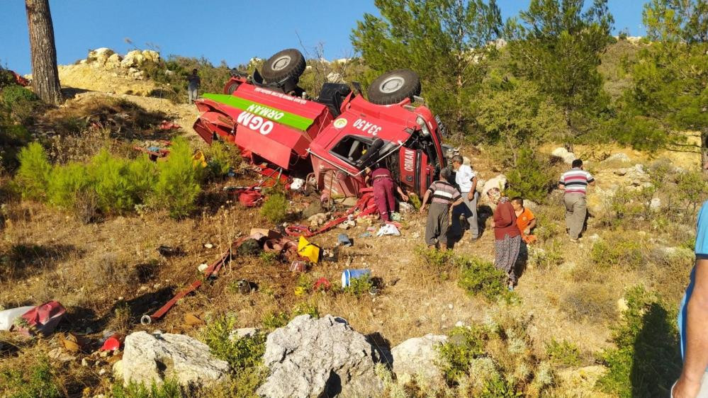 Akkuyu Nükleer Santrali çevresinde orman yangını - Resim : 1