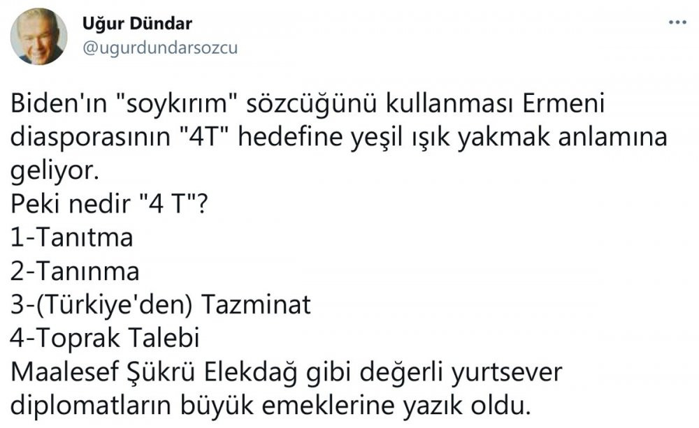 Uğur Dündar: Biden 4T hedefine yeşil ışık yaktı - Resim : 1