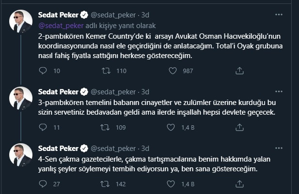 Sedat Peker'den yeni açıklamalar... - Resim : 2