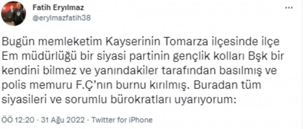 AKP Gençlik Kolları Başkanı ve bir grup karakol bastı - Resim : 1