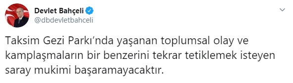 Devlet Bahçeli de 'Gezi'ci çıktı - Resim : 2