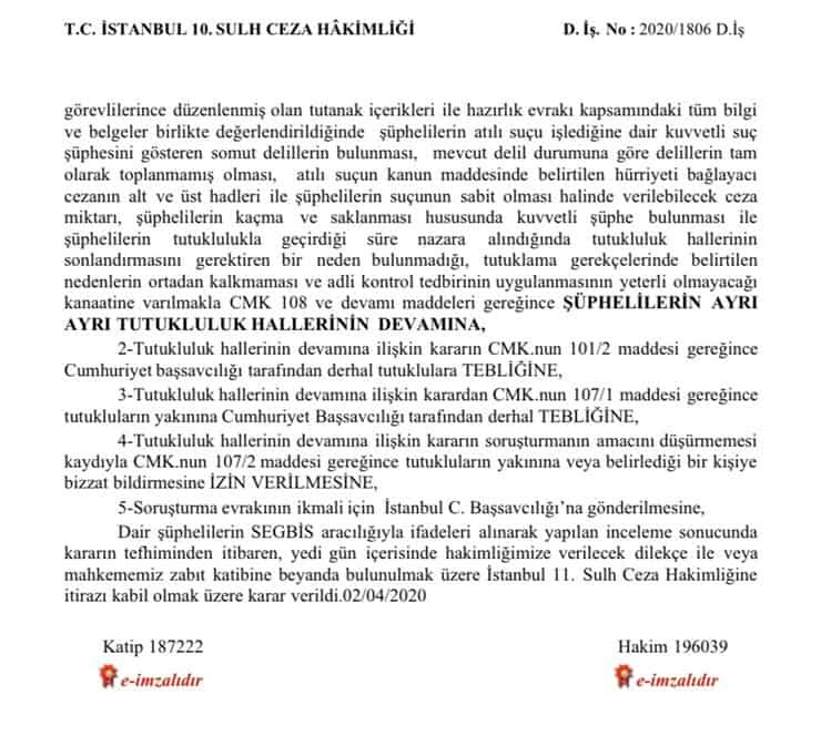 Gazeteciler Pehlivan ve Terkoğlu'nun tutukluluğuna devam kararı - Resim : 2