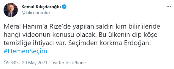 Meral Akşener'e provokasyon girişimine Kılıçdaroğlu'ndan sert tepki - Resim : 1