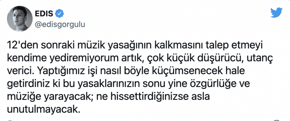 Ünlü şarkıcıdan AKP'nin yasağına isyan: Utanç verici - Resim : 1