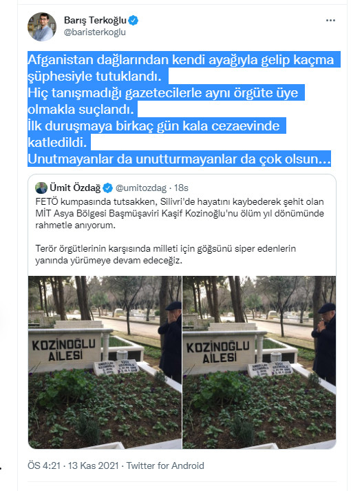 Kozinoğlu'nun ölüm yıldönümünde flaş iddia - Resim : 2