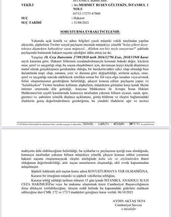 Rasim Ozan K&uuml;tahyalı'yı şikayet ettiğine pişman etti - Resim : 4