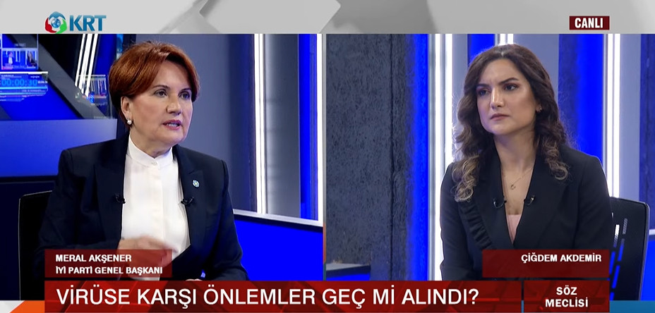 Meral Akşener'de KRT'de flaş öneriler... 'En az 3 hafta zorunlu karantina kararı alınmalı' - Resim : 3