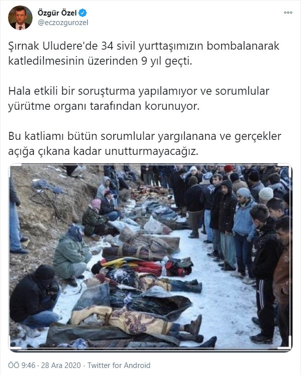 Uludere'ye 9 yıldır adalet gelmedi - Resim : 1