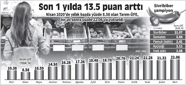 Tarım ürünleri üretici fiyatlarında artış son 20 ayın zirvesine ulaştı - Resim : 1