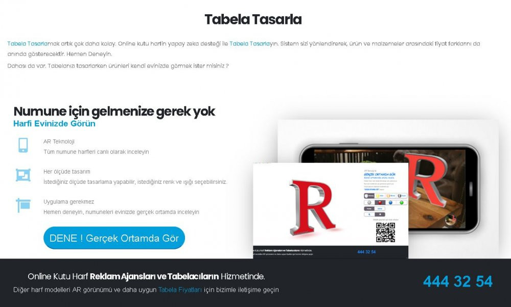 Online Kutu Harf ile Tabela Tasarla - Resim : 2