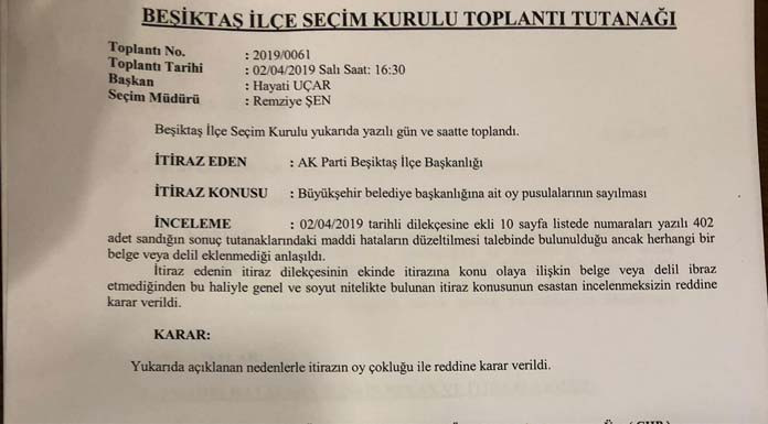 AKP'ye ilk şok geldi! Beyoğlu İlçe Seçim Kurulu reddetti - Resim : 2