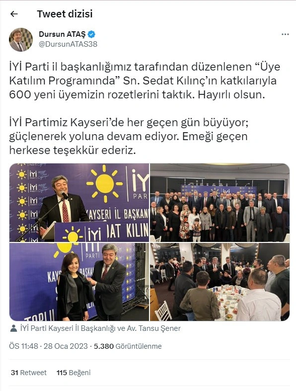 AKP'nin kalesinde yüzlerce kişi İYİ Parti'ye katıldı - Resim : 1