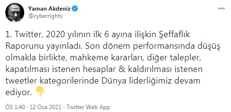 Twitter Şeffaflık Raporu a&ccedil;ıklandı - Resim : 1