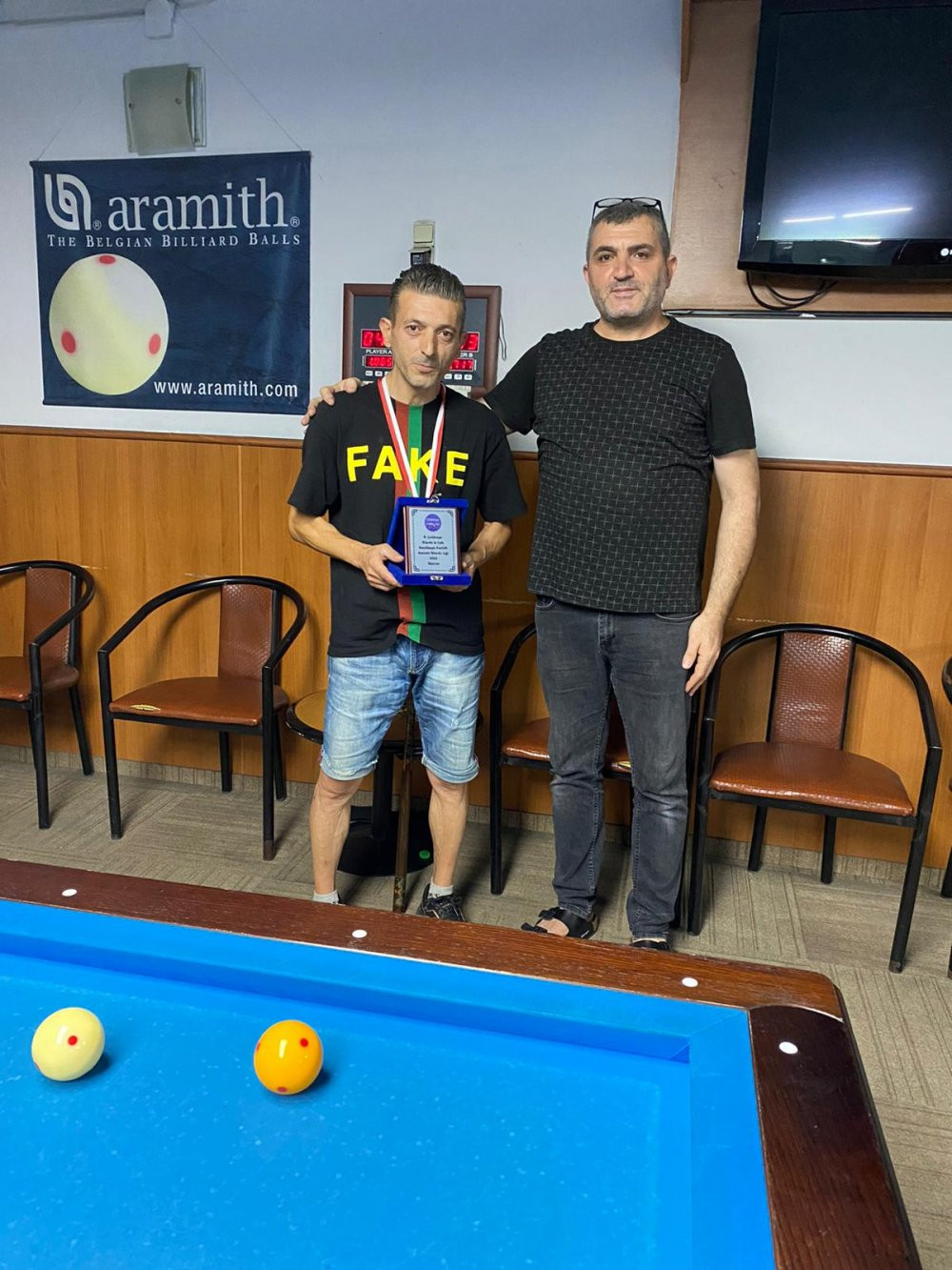 Üç bant bilardo turnuvasında şampiyon belli oldu - Resim : 2