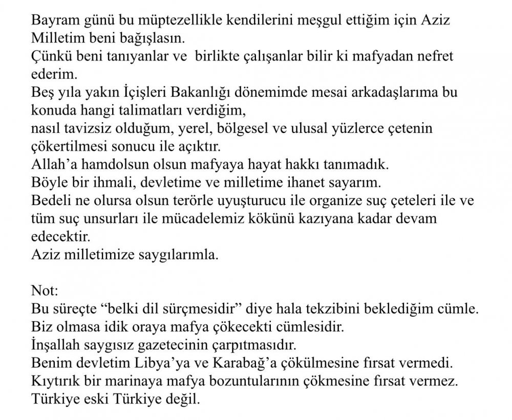 Süleyman Soylu'dan Sedat Peker'e flaş yanıt - Resim : 4